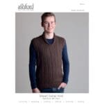 Shawl Collar Vest Pattern | Ashford DK Knitting Guide | DIY Knit Waistcoat | Sleeveless Sweater with Shawl Neck Pattern