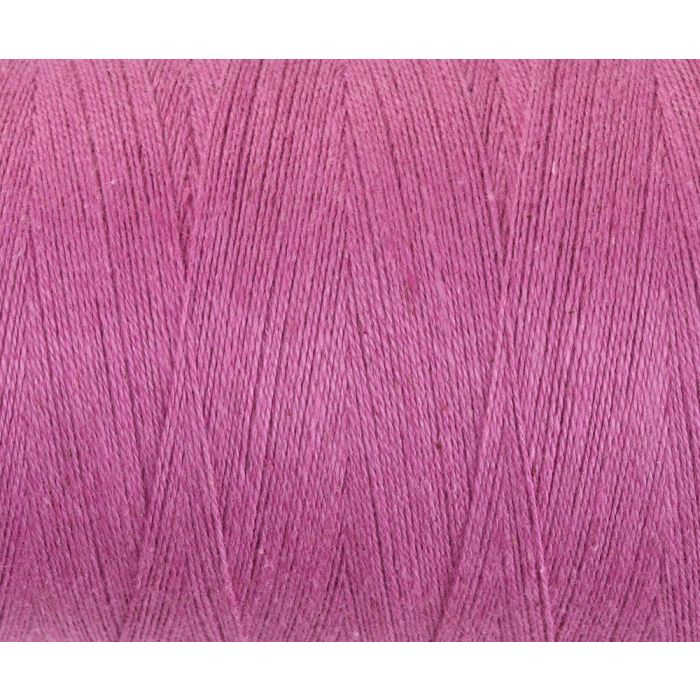cl856-radiant-orchid Radiant Orchid Cottolin Yarn 8/2 | 200g Cone | Magenta-Purple Cotton Linen Weaving Thread - Image 1