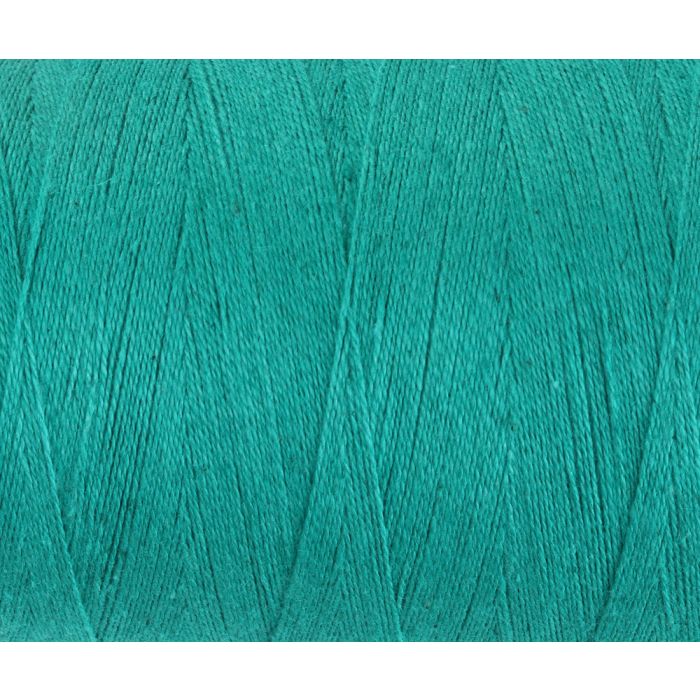cl866-turquoise-green Turquoise Green Cottolin Yarn 8/2 | 200g Cone | Teal Blue-Green Cotton Linen Weaving Thread - Image 1