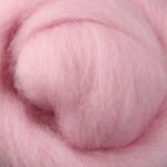 Cupcake Pink Dyed Wool Sliver | 1kg Bulk Wholesale Pack | Premium Professional Felting & Spinning Fiber