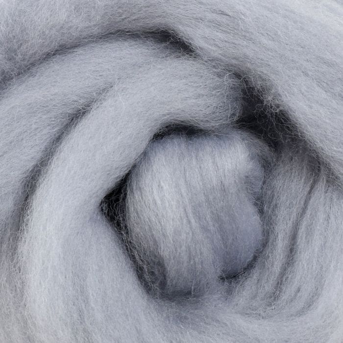 dsf Mist Grey #058 Wool Sliver (1kg) - Soft Cool-Toned Professional Crafting Wool - Image 1