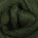 Earthy Fern Green #051 Wool Sliver (1kg) - Soft, High-Luster Naturalist Fiber