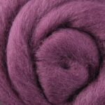 Deep Grape Jelly #008 Wool Sliver (1kg) - Vibrant Purple Professional Crafting Wool