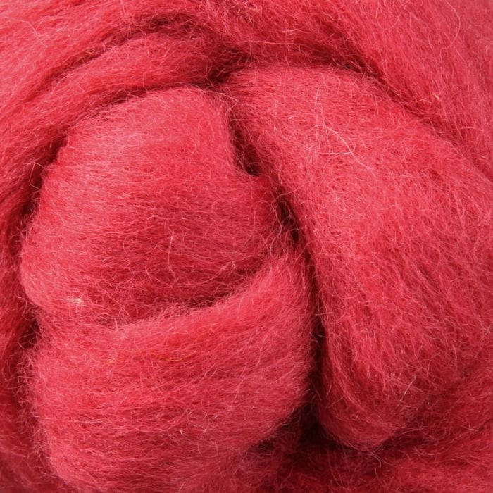 dsss Warm Strawberry Shortcake #012 Wool Sliver (1kg) - Soft Peach-Pink Professional Crafting Wool - Image 1