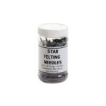 Professional Star Felting Needles x 100 - High-Efficiency 38 Gauge for Studios & Schools
