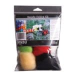 Garden Bugs Needle Felting Kit - DIY Insects Craft Set with Wool & Tools