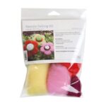 Complete Floral Felting Kit - Learn Petal Layering and Fine Botanical Detailing