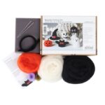 Optimized Product Titles Option 1: The "Seasonal Decor" Title (Best for SEO & Google Search)  Halloween Needle Felting Kit - DIY Spooky Ornament Set with Wool & Tools - Image 2