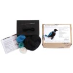 Tui Bird Needle Felting Kit - DIY New Zealand Native Bird Sculpture with Iridescent Wool
