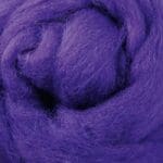 Classic Violet Purple #025 Wool Sliver (1kg) - Bold Saturated Professional Crafting Wool