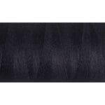 Jet Set Black Yoga Yarn | 8/2 Core Spun Cotton | 200g Cone | True Black Stretch Weaving Thread for Athletic Gear