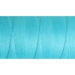 Scuba Blue Yoga Yarn | 8/2 Core Spun Cotton | 200g Cone | Bright Cyan Stretch Weaving Thread for Athletic Gear