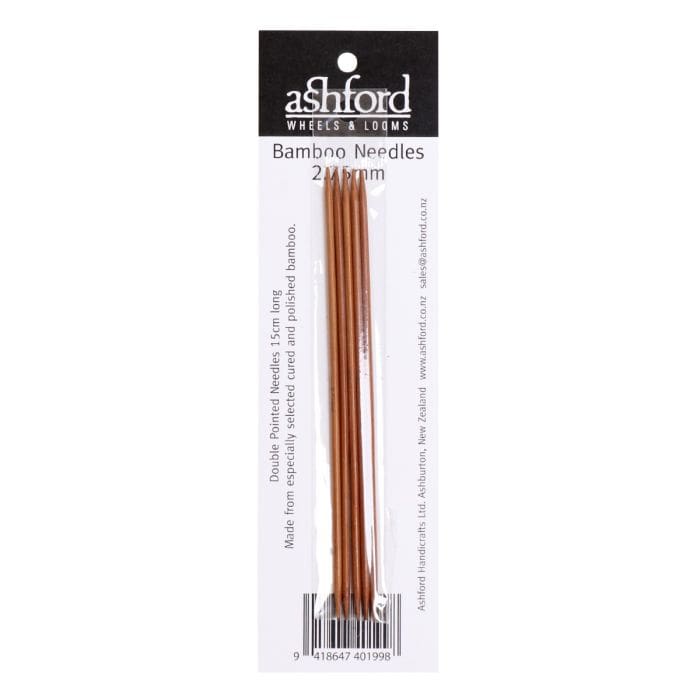 bkn2-75_path 2.50mm Bamboo DPNs | Set of 5 Double Pointed Needles | Sustainable Bamboo Knitting Needles | US 1.5 Sock Needles - Image 1