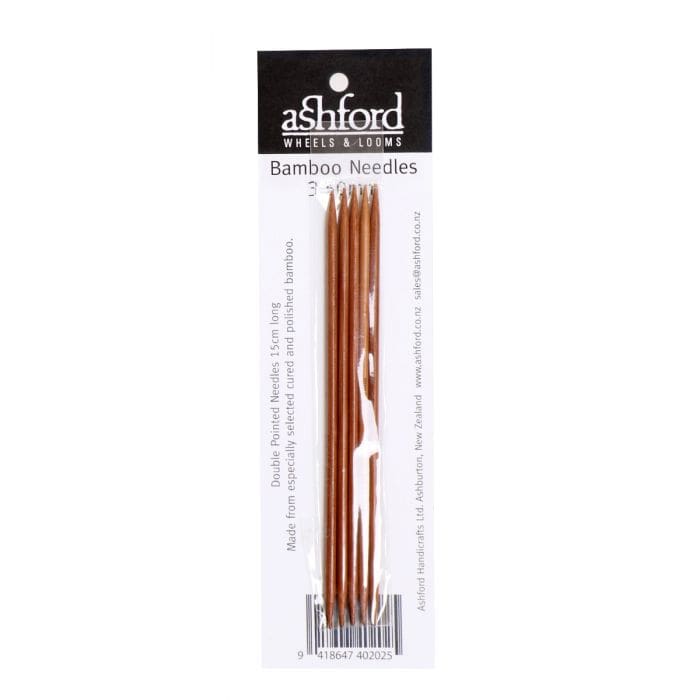 bkn3-50_path 3.25mm Bamboo DPNs | Set of 5 Double Pointed Needles | Sustainable Bamboo Knitting Needles | US 3 Needles for Sleeves & Boot Socks - Image 1
