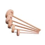 Ashford Top Whorl Spindle | 90mm Lacquered | 120g Heavyweight