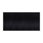 200gm Cotton Cone | Ashford Black Weaving Yarn | Pure Black Matte Cotton Thread