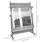 Floor Standing Tapestry Loom | Heavy-Duty Upright Fiber Art Frame - Image 3